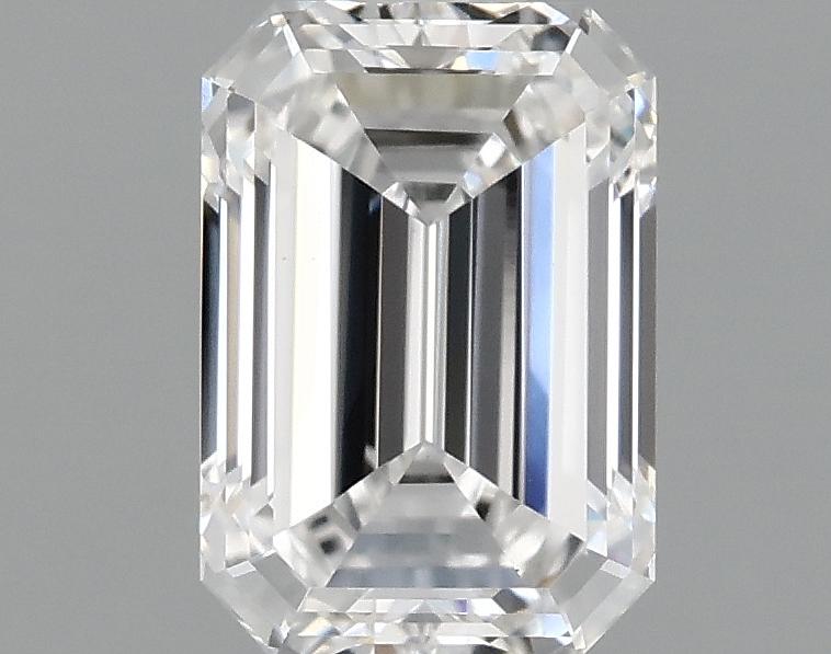 0.98 Carat Emerald Shaped Ideal Cut VVS2 IGI Certified Lab Grown Diamond