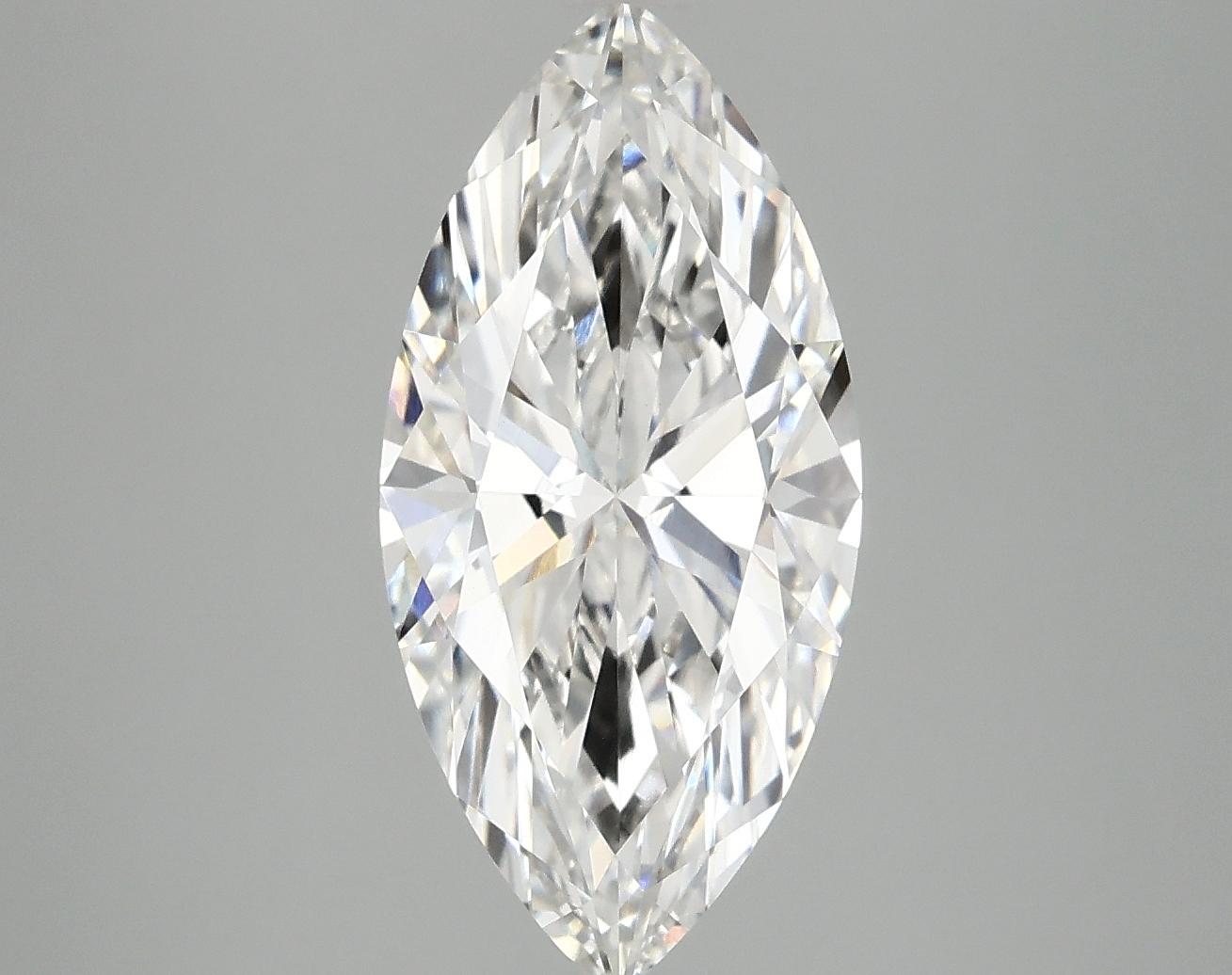 3.08 Carat Marquise Shaped Excellent Cut VS1 IGI Certified Lab Grown Diamond