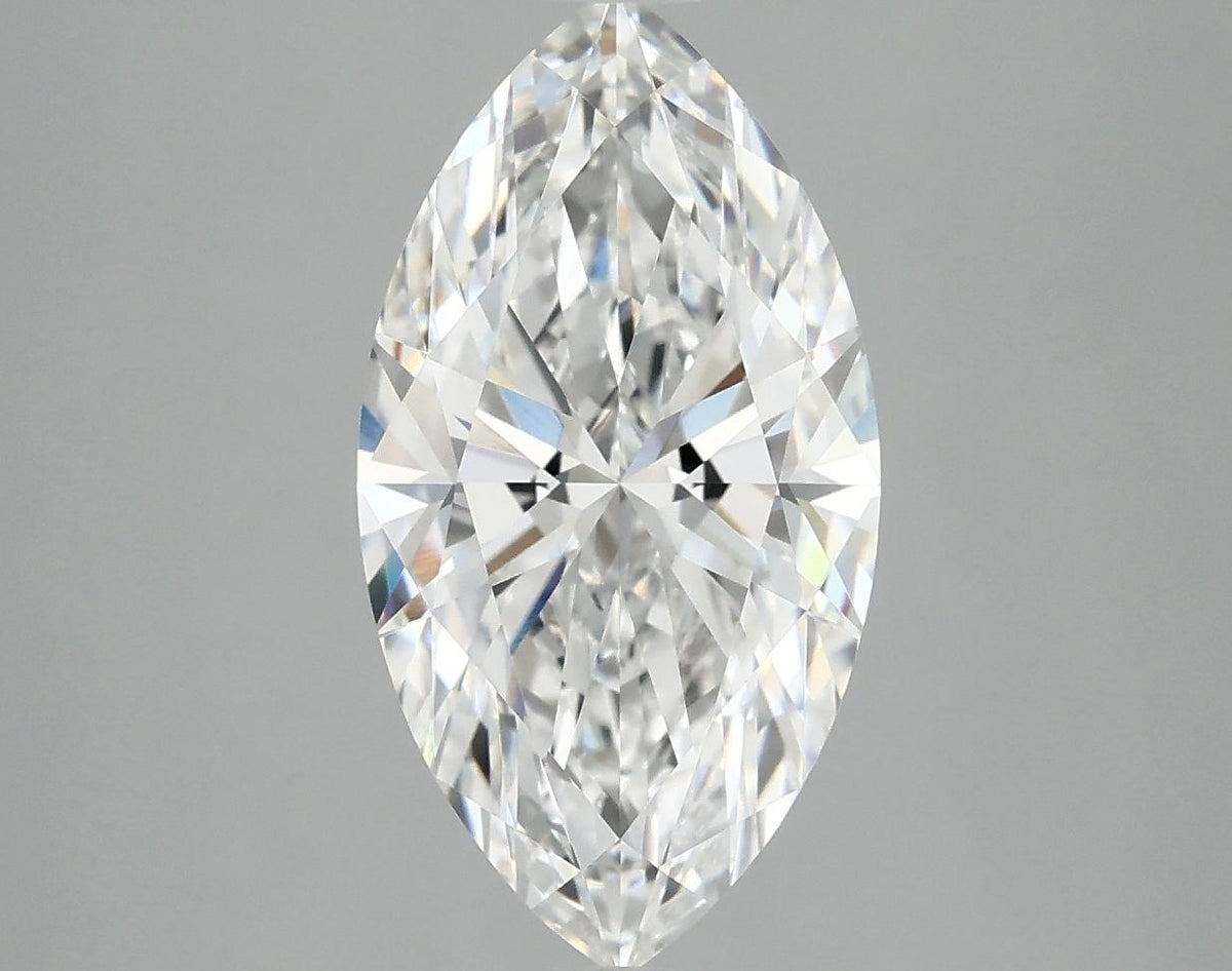 3.02 Carat Marquise Shaped Excellent Cut VVS2 IGI Certified Lab Grown Diamond