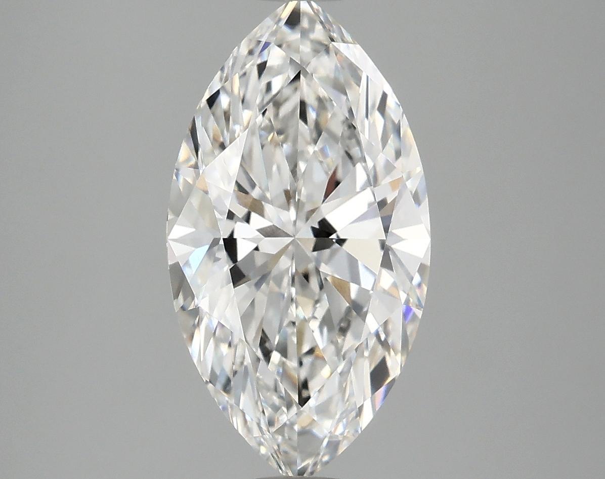 2.99 Carat Marquise Shaped Excellent Cut VVS2 IGI Certified Lab Grown Diamond