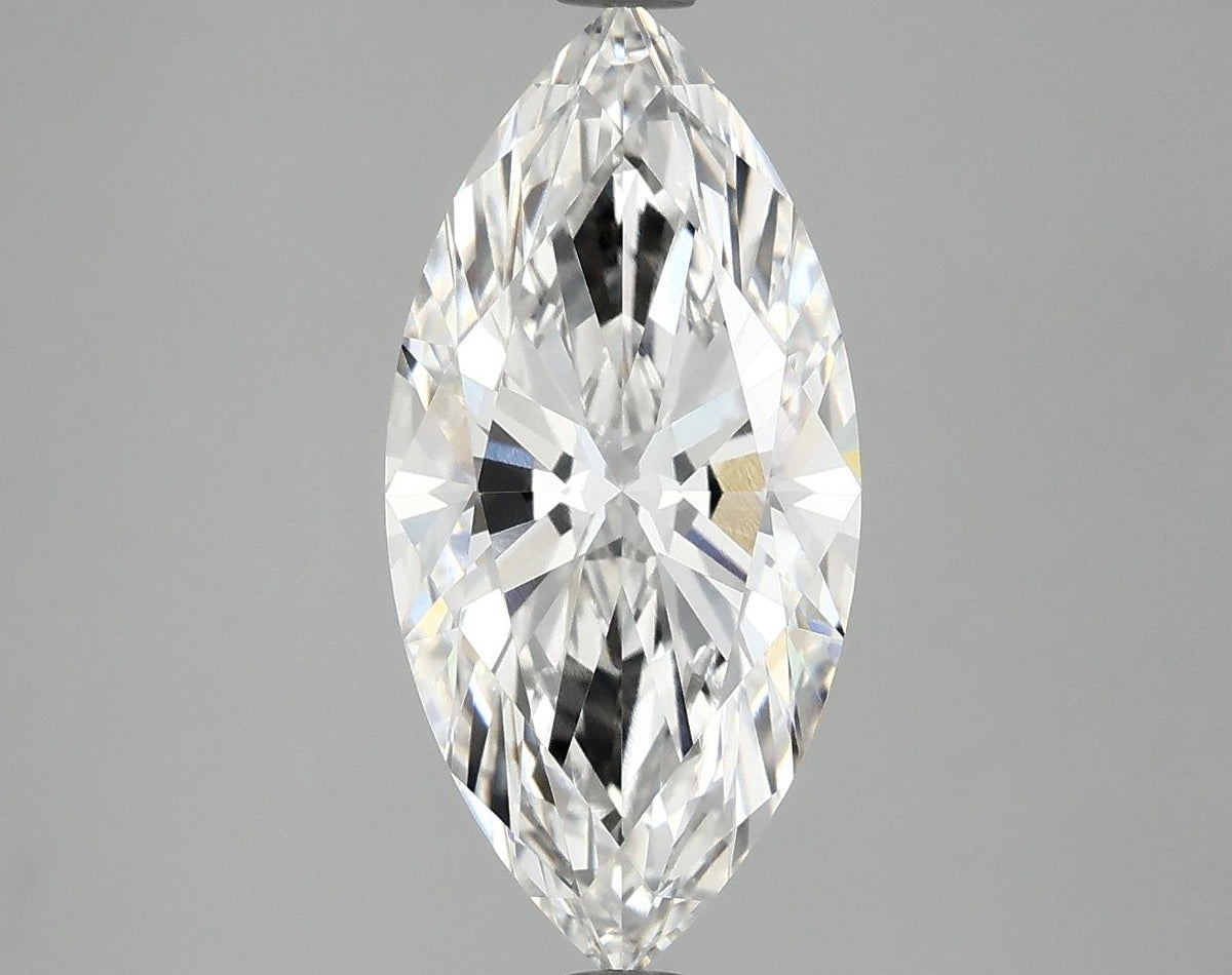 3.07 Carat Marquise Shaped Excellent Cut VVS2 IGI Certified Lab Grown Diamond