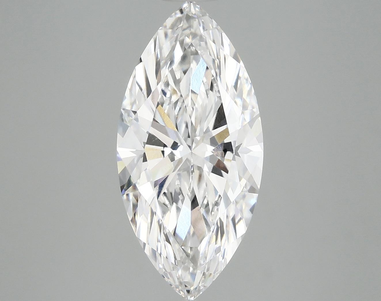 3.1 Carat Marquise Shaped Excellent Cut VVS2 IGI Certified Lab Grown Diamond