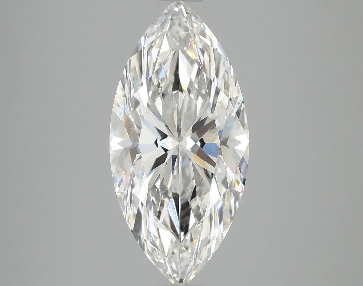 3.09 Carat Marquise Shaped Excellent Cut VVS2 IGI Certified Lab Grown Diamond