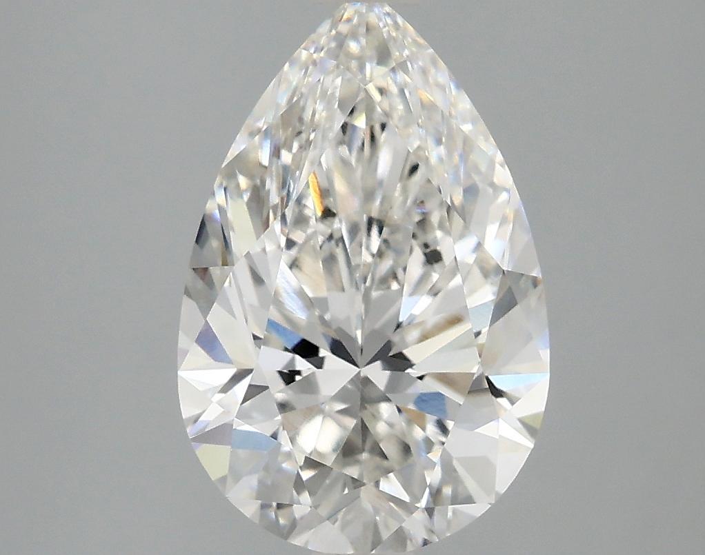 3.04 Carat Pear Shaped Excellent Cut VVS2 IGI Certified Lab Grown Diamond