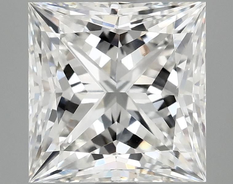 3.81 Carat Princess Shaped Ideal Cut VVS2 IGI Certified Lab Grown Diamond