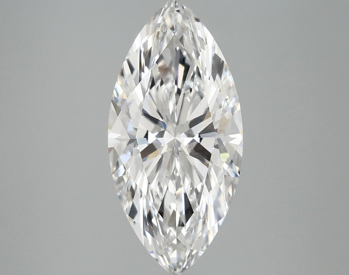 3.1 Carat Marquise Shaped Excellent Cut VVS2 IGI Certified Lab Grown Diamond