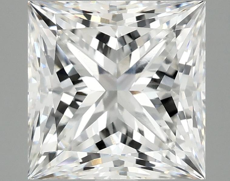4.17 Carat Princess Shaped Ideal Cut VVS2 IGI Certified Lab Grown Diamond