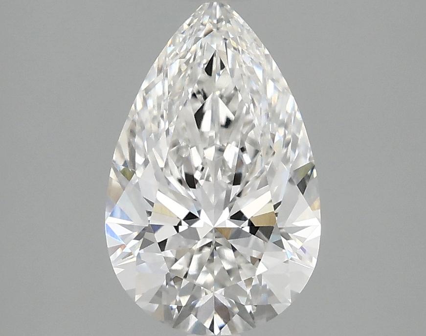 1.57 Carat Pear Shaped Ideal Cut VVS2 IGI Certified Lab Grown Diamond
