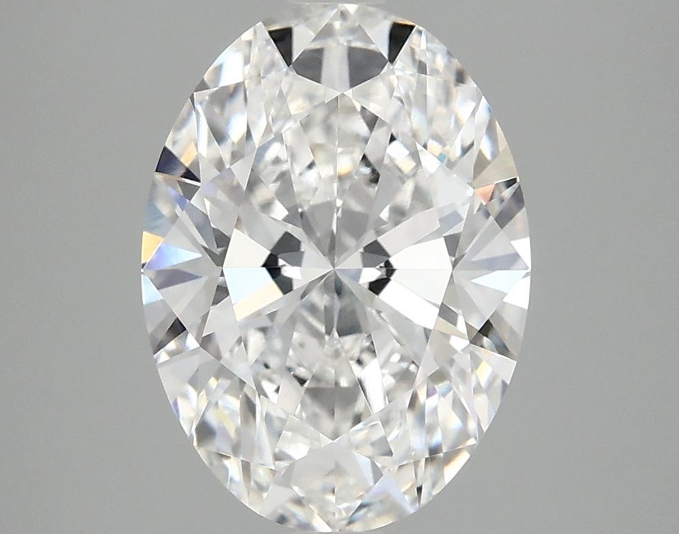 3.08 Carat Oval Shaped Excellent Cut VVS2 IGI Certified Lab Grown Diamond