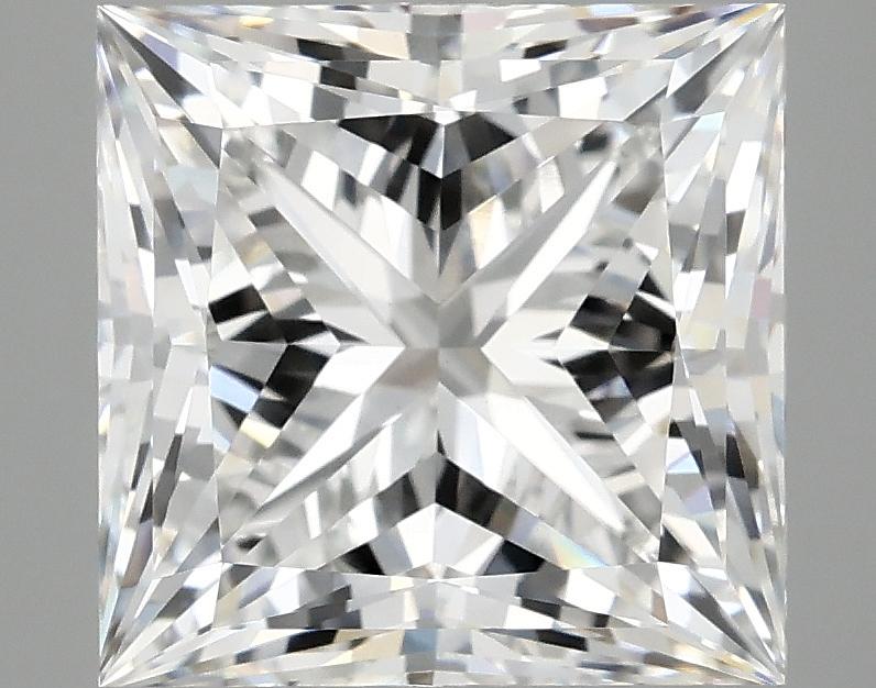 5.05 Carat Princess Shaped Ideal Cut VVS2 IGI Certified Lab Grown Diamond