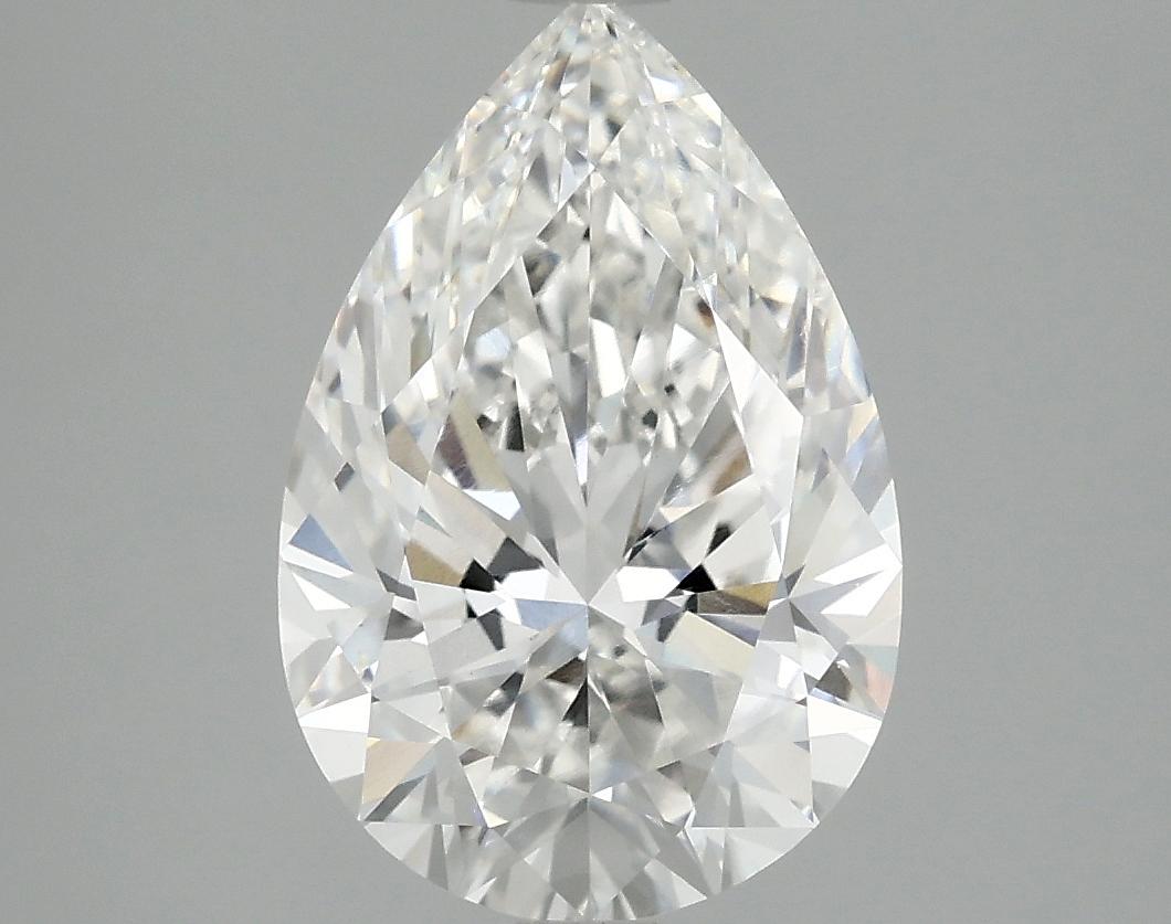 3.08 Carat Pear Shaped Excellent Cut VS1 IGI Certified Lab Grown Diamond
