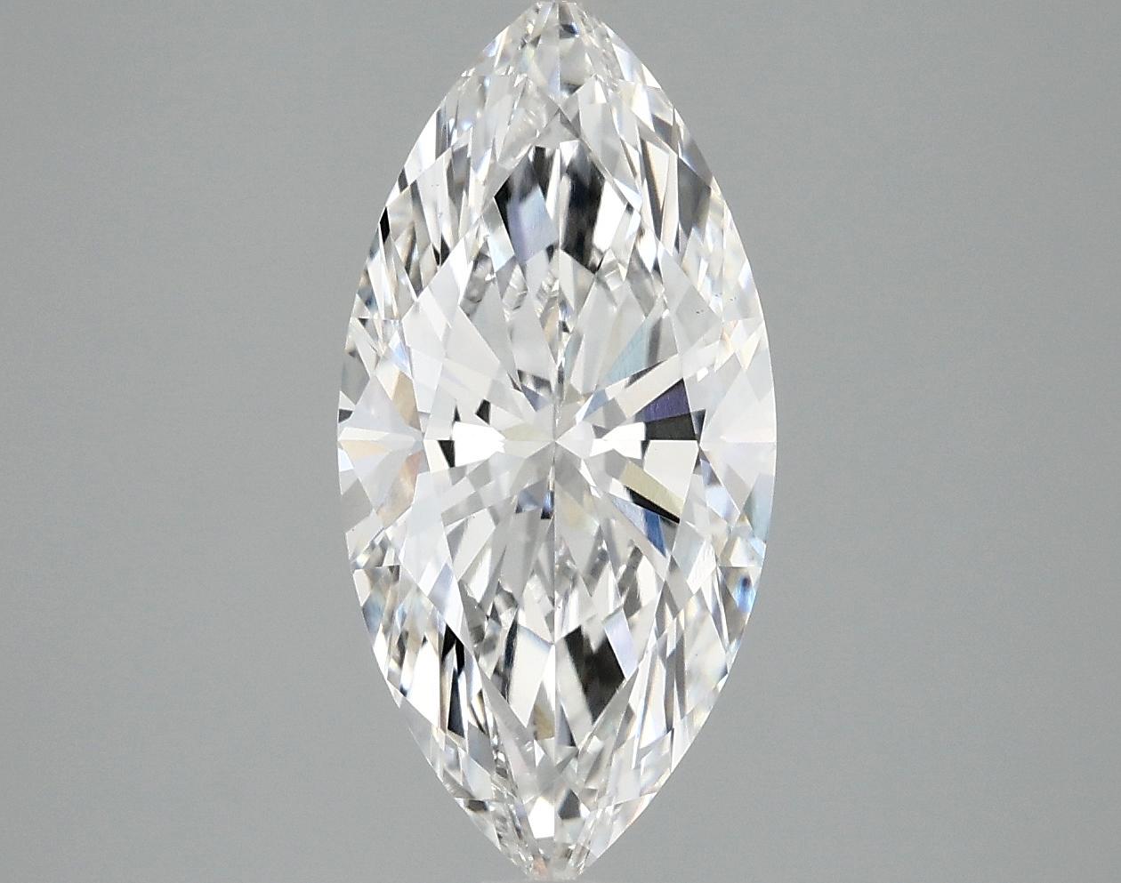 3.06 Carat Marquise Shaped Excellent Cut VS1 IGI Certified Lab Grown Diamond