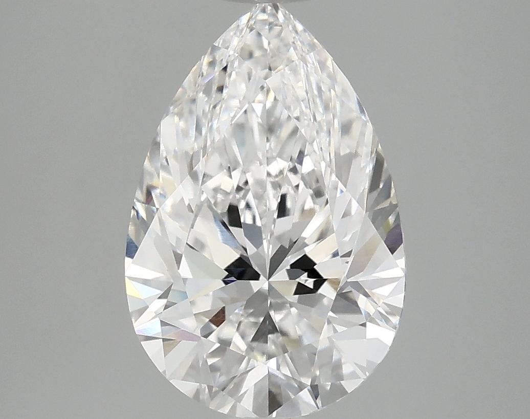 3.04 Carat Pear Shaped Excellent Cut VVS2 IGI Certified Lab Grown Diamond