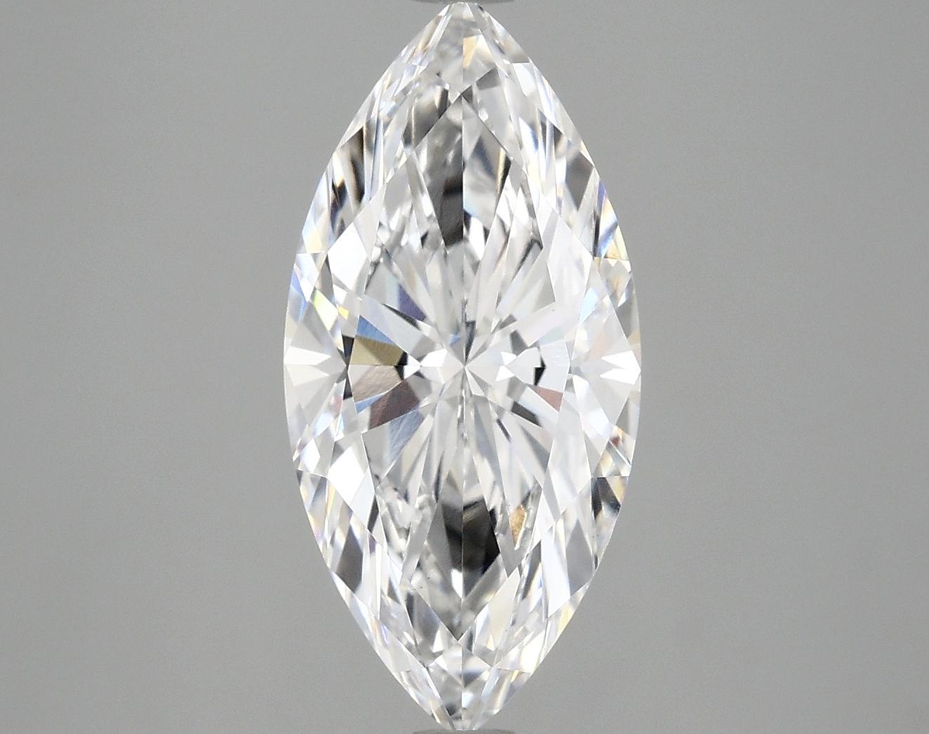 3.1 Carat Marquise Shaped Excellent Cut VVS2 IGI Certified Lab Grown Diamond