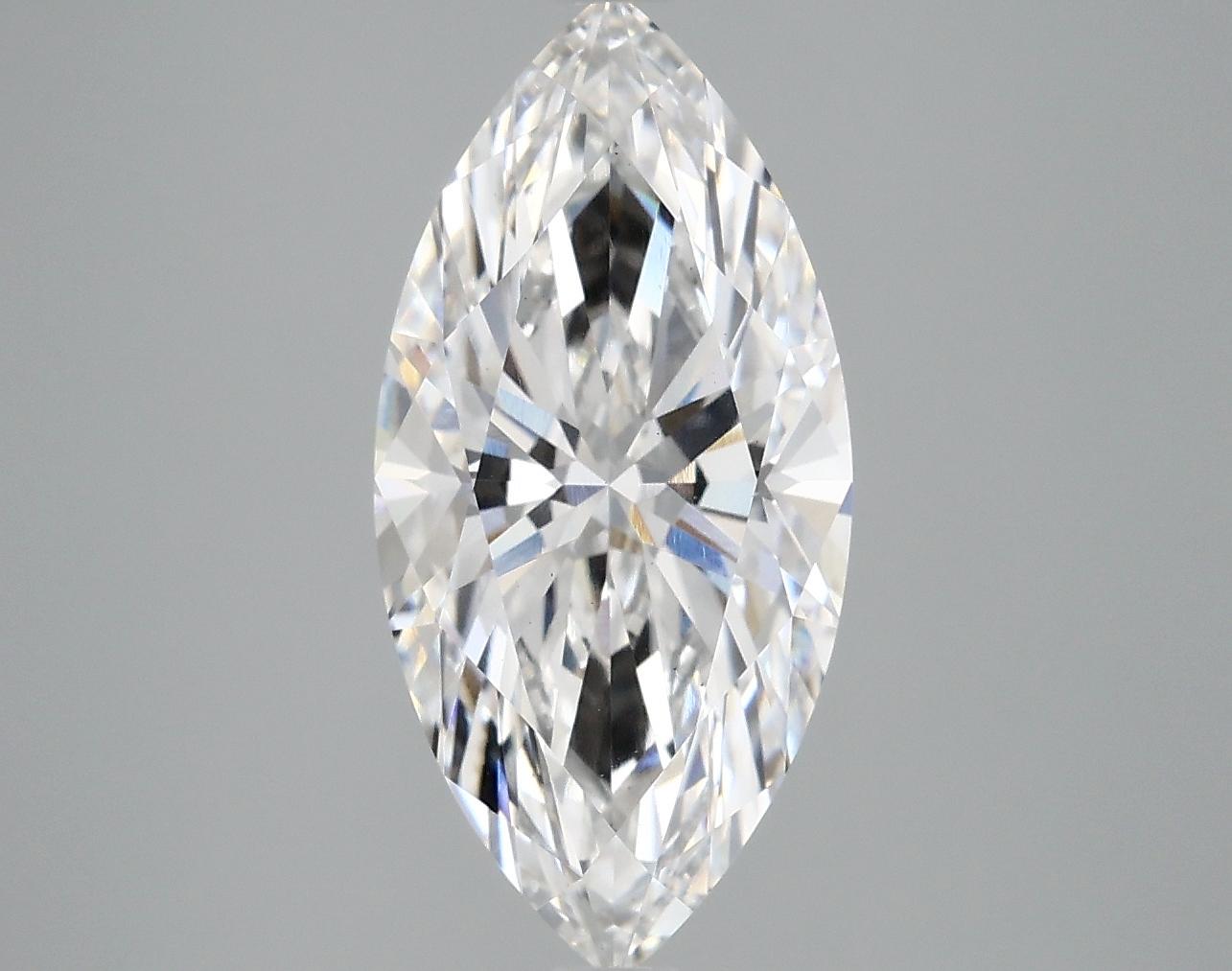 3.09 Carat Marquise Shaped Excellent Cut VS1 IGI Certified Lab Grown Diamond