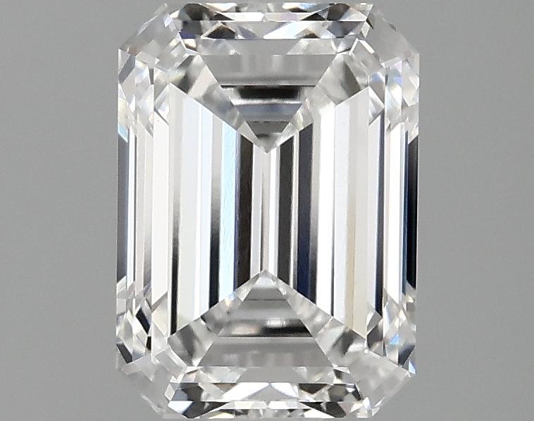 2.09 Carat Emerald Shaped Excellent Cut VVS2 IGI Certified Lab Grown Diamond