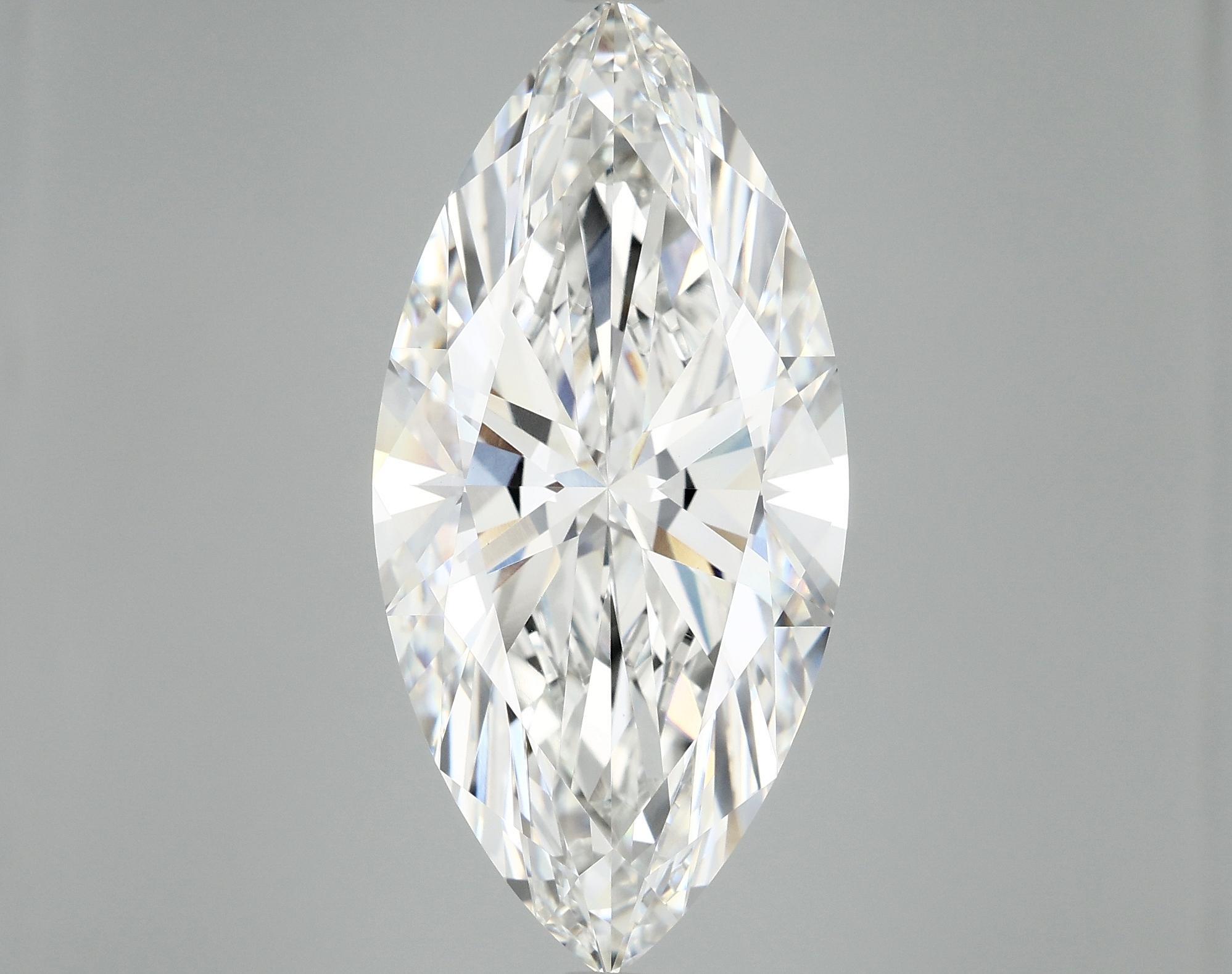 10.77 Carat Marquise Shaped Excellent Cut VVS2 IGI Certified Lab Grown Diamond
