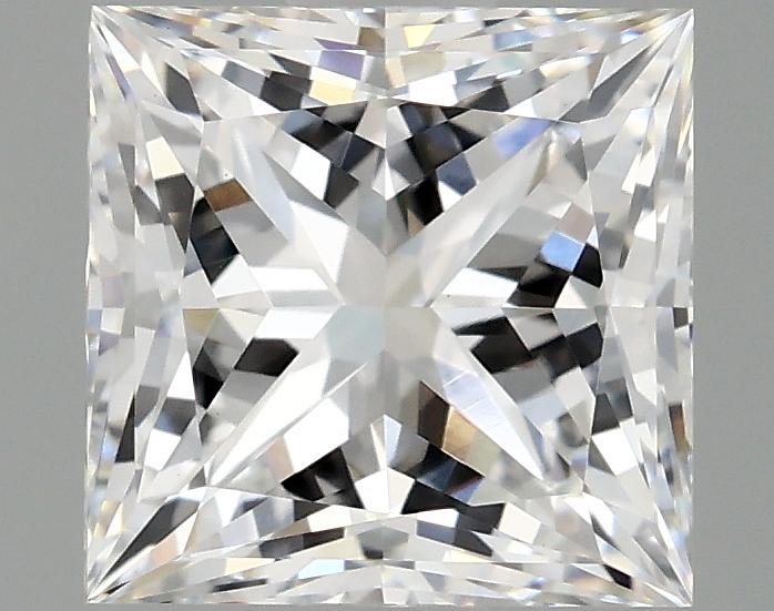 1.55 Carat Princess Shaped Ideal Cut VVS2 IGI Certified Lab Grown Diamond