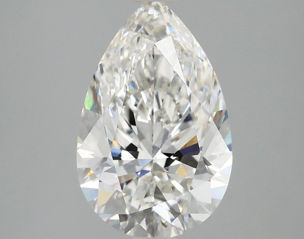 3.03 Carat Pear Shaped Ideal Cut VVS2 IGI Certified Lab Grown Diamond