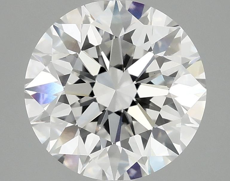 3.08 Carat Round Shaped Excellent Cut VVS2 IGI Certified Lab Grown Diamond