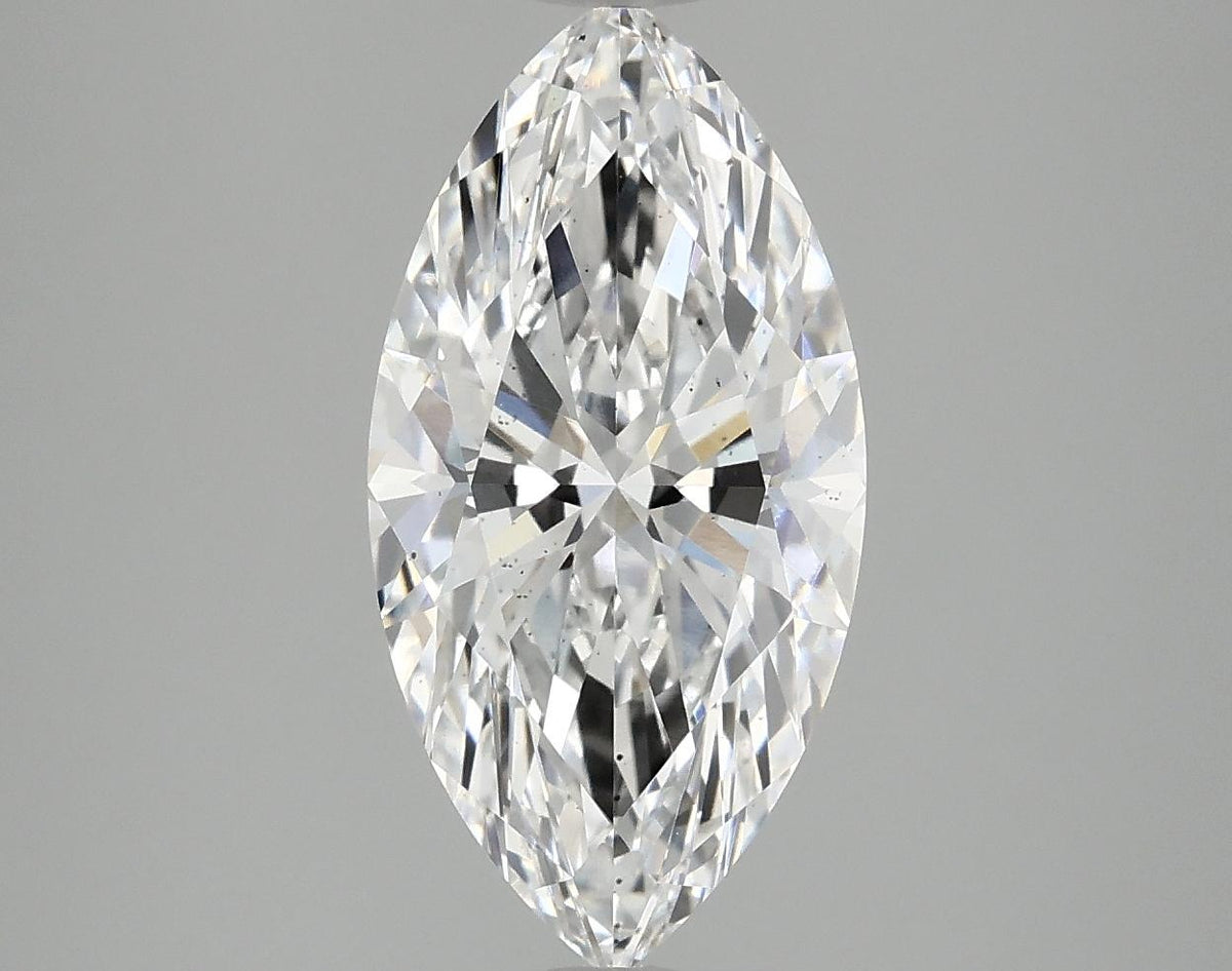 2.84 Carat Marquise Shaped Ideal Cut SI1 IGI Certified Lab Grown Diamond