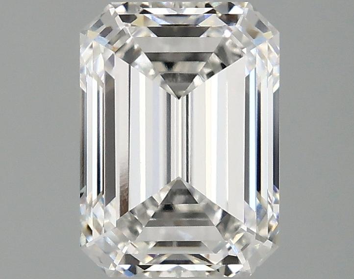 2.02 Carat Emerald Shaped Excellent Cut VVS2 IGI Certified Lab Grown Diamond