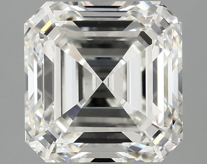3.01 Carat Asscher Shaped Ideal Cut VVS2 IGI Certified Lab Grown Diamond