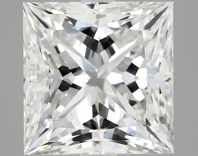 4.12 Carat Princess Shaped Ideal Cut VVS2 IGI Certified Lab Grown Diamond