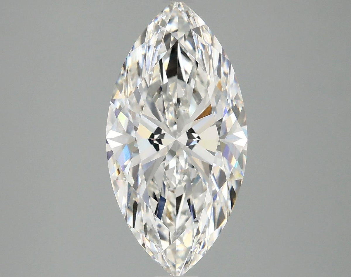 2.98 Carat Marquise Shaped Ideal Cut VVS2 IGI Certified Lab Grown Diamond