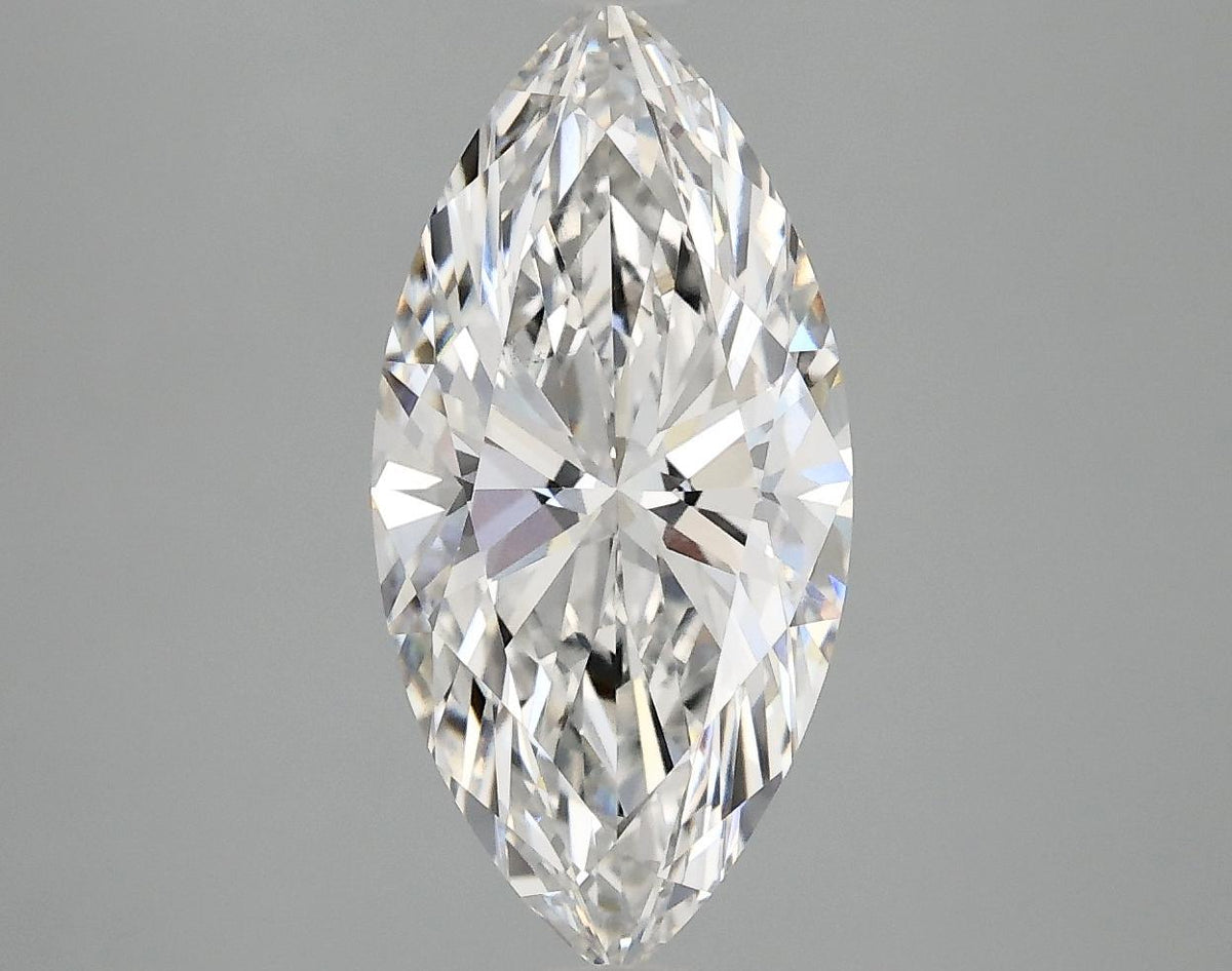 2.52 Carat Marquise Shaped Excellent Cut VS1 IGI Certified Lab Grown Diamond