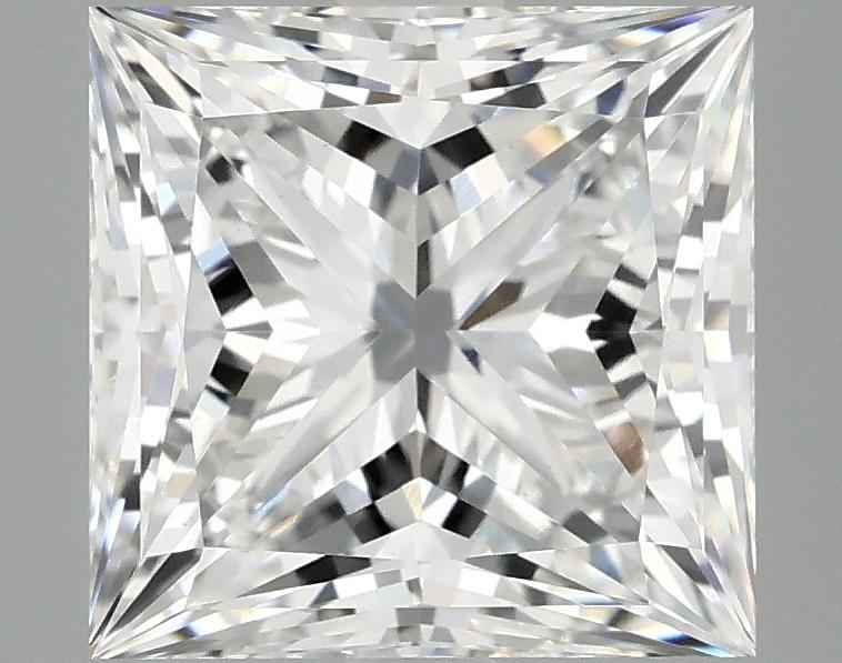 4.05 Carat Princess Shaped Ideal Cut VVS2 IGI Certified Lab Grown Diamond