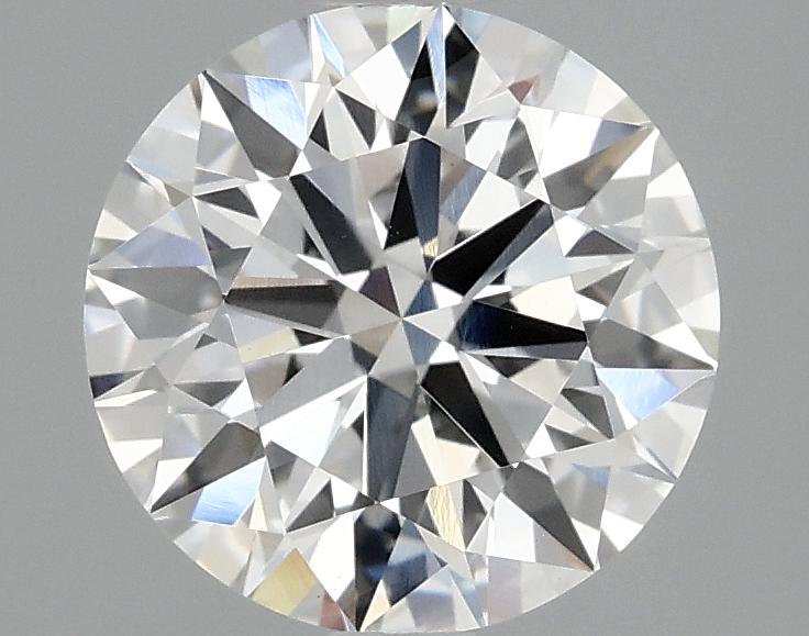 2.05 Carat Round Shaped Ideal Cut VVS2 IGI Certified Lab Grown Diamond