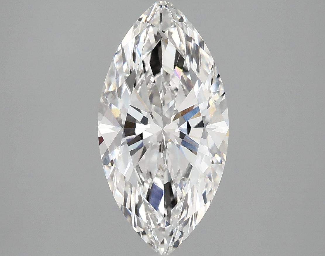 2.08 Carat Marquise Shaped Ideal Cut VVS2 IGI Certified Lab Grown Diamond
