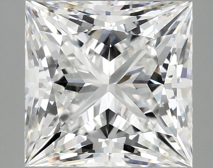 3.8 Carat Princess Shaped Ideal Cut VVS2 IGI Certified Lab Grown Diamond