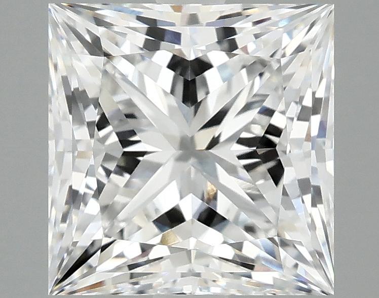 3.82 Carat Princess Shaped Ideal Cut VVS2 IGI Certified Lab Grown Diamond