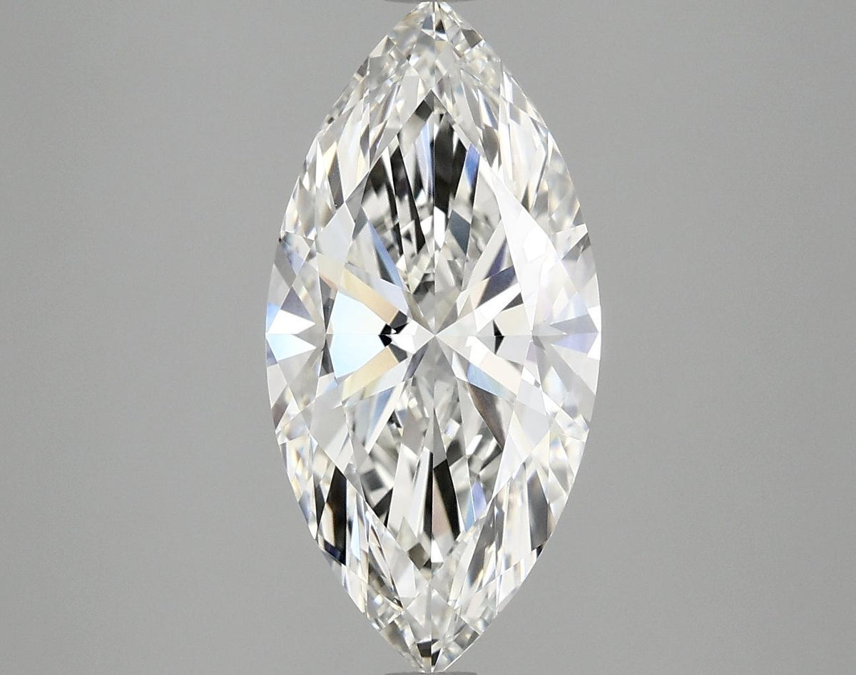 3.0 Carat Marquise Shaped Ideal Cut VVS2 IGI Certified Lab Grown Diamond