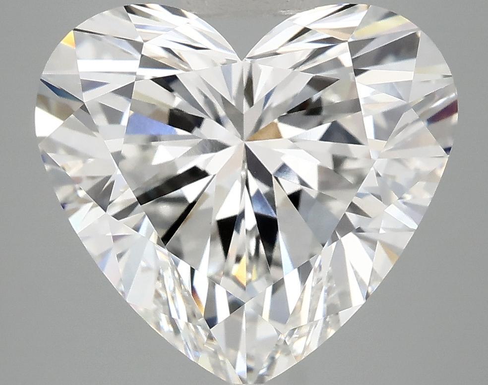 6.06 Carat Heart Shaped Ideal Cut VVS2 IGI Certified Lab Grown Diamond