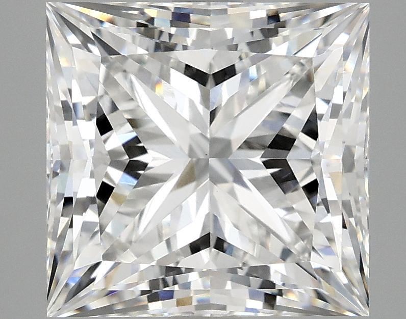 5.07 Carat Princess Shaped Ideal Cut VVS2 IGI Certified Lab Grown Diamond