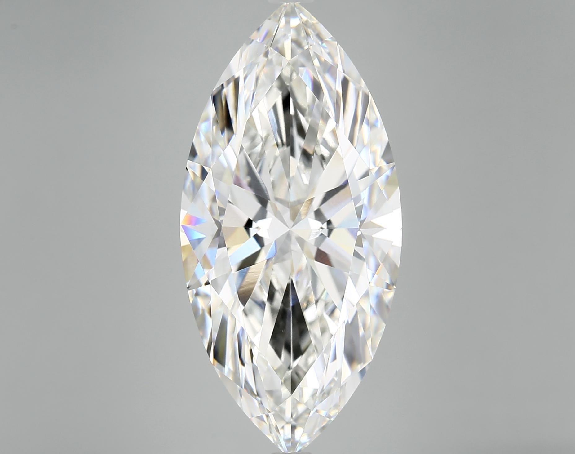 11.03 Carat Marquise Shaped Excellent Cut VVS2 IGI Certified Lab Grown Diamond