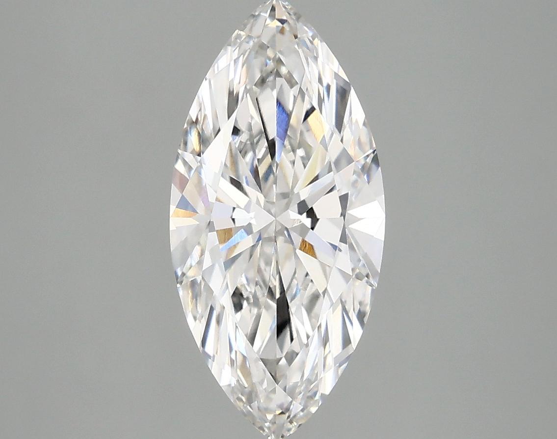 1.9 Carat Marquise Shaped Excellent Cut VVS2 IGI Certified Lab Grown Diamond