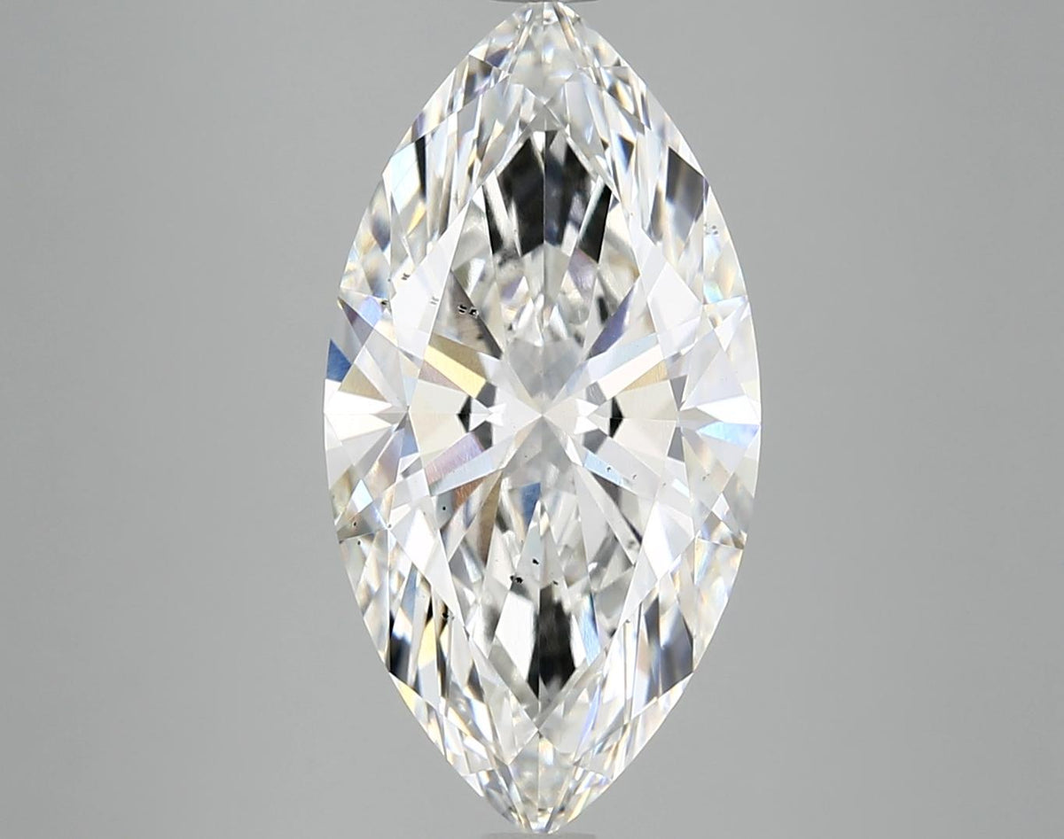 5.07 Carat Marquise Shaped Ideal Cut SI1 IGI Certified Lab Grown Diamond