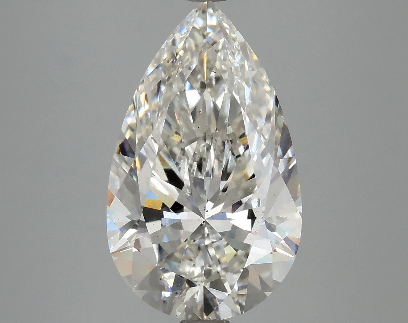 5.12 Carat Pear Shaped Ideal Cut SI1 IGI Certified Lab Grown Diamond