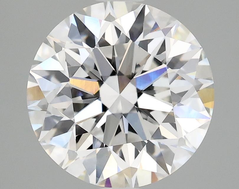 3.08 Carat Round Shaped Excellent Cut VVS2 IGI Certified Lab Grown Diamond