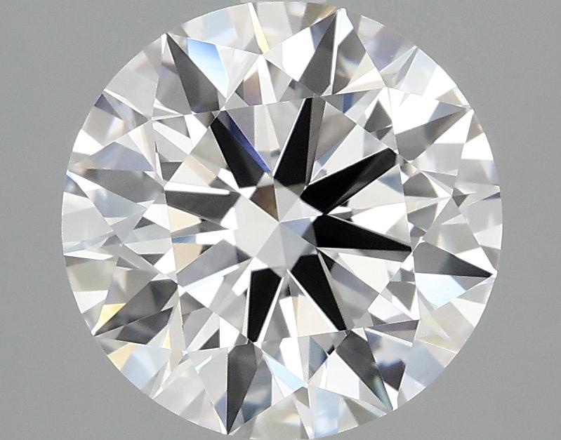 3.08 Carat Round Shaped Ideal Cut VVS2 IGI Certified Lab Grown Diamond