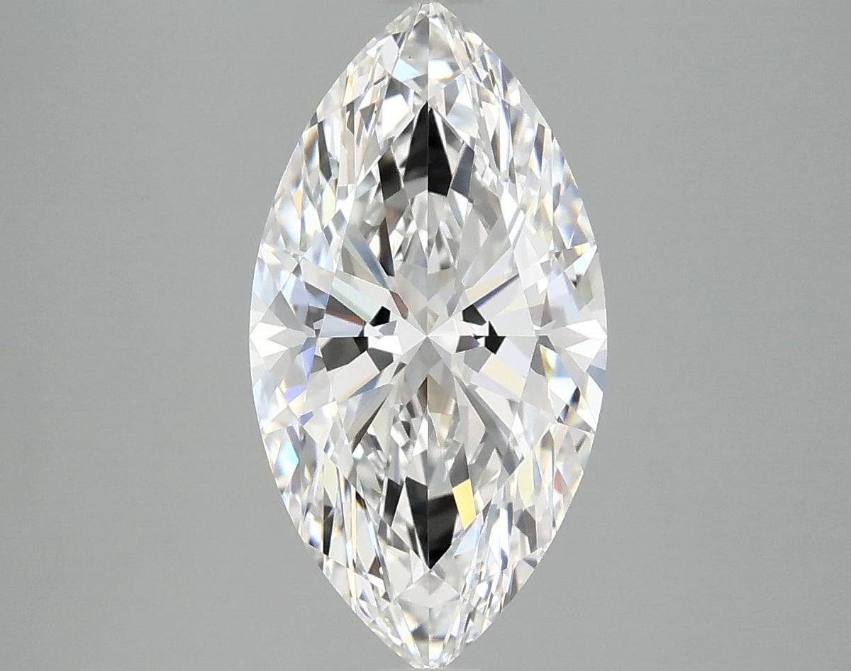 3.09 Carat Marquise Shaped Excellent Cut VVS2 IGI Certified Lab Grown Diamond