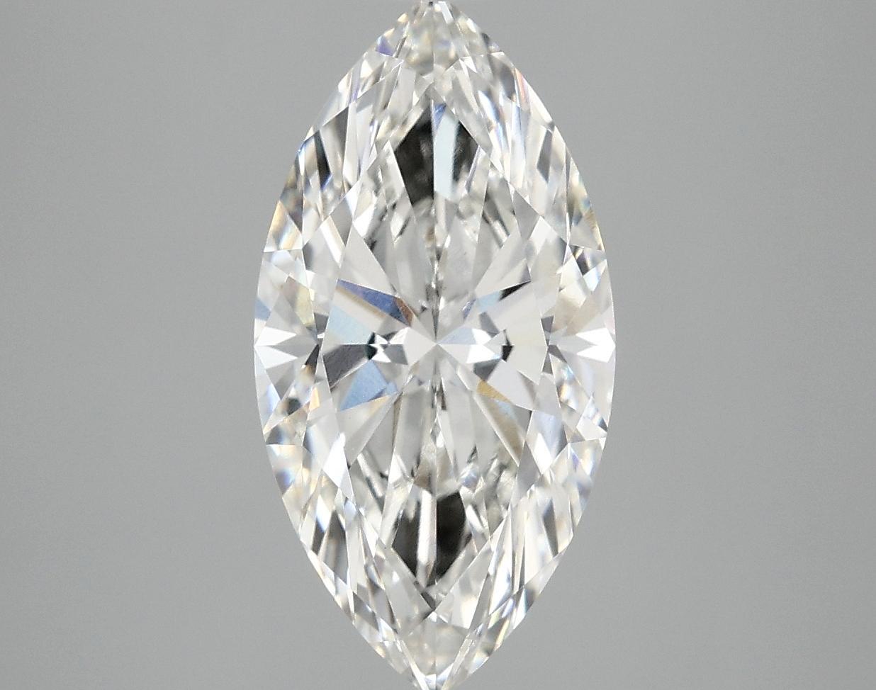 3.1 Carat Marquise Shaped Ideal Cut VVS2 IGI Certified Lab Grown Diamond