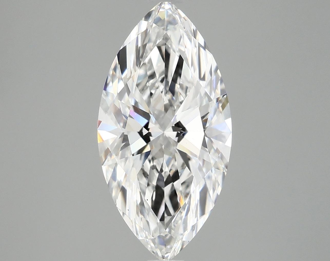 3.03 Carat Marquise Shaped Ideal Cut VS2 IGI Certified Lab Grown Diamond