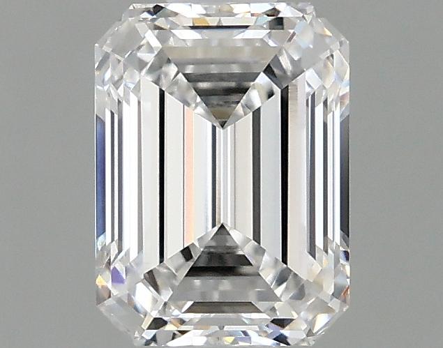 0.97 Carat Emerald Shaped Excellent Cut VVS2 IGI Certified Lab Grown Diamond