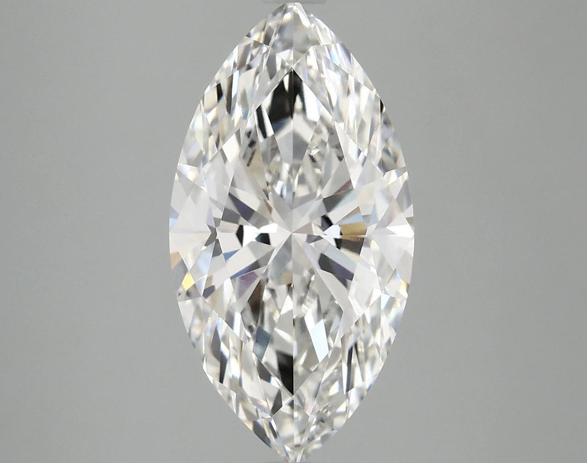 3.55 Carat Marquise Shaped Excellent Cut VVS2 IGI Certified Lab Grown Diamond