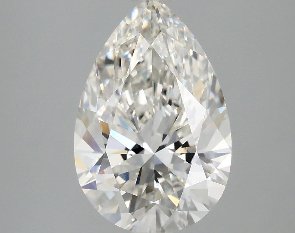 3.03 Carat Pear Shaped Excellent Cut VVS2 IGI Certified Lab Grown Diamond